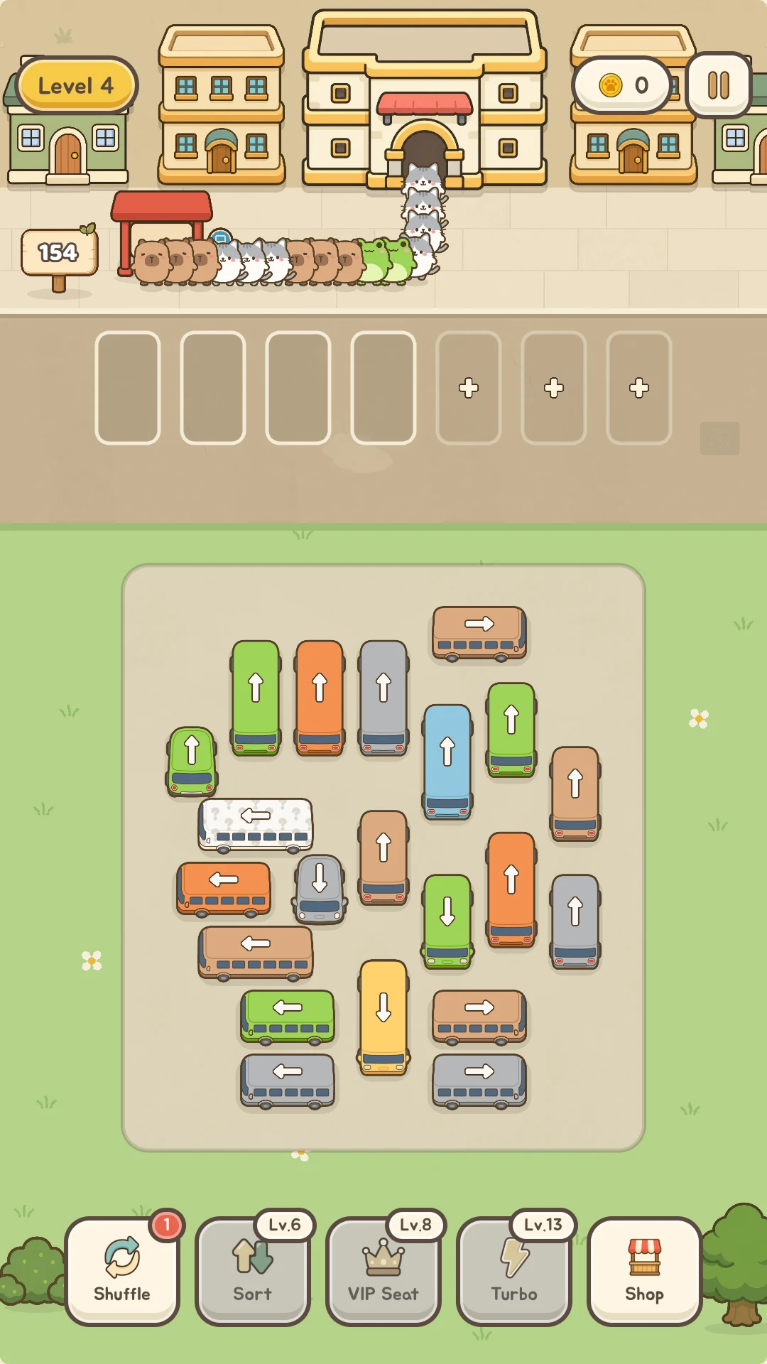Vroom Town: Cozy Bus Puzzle screenshot