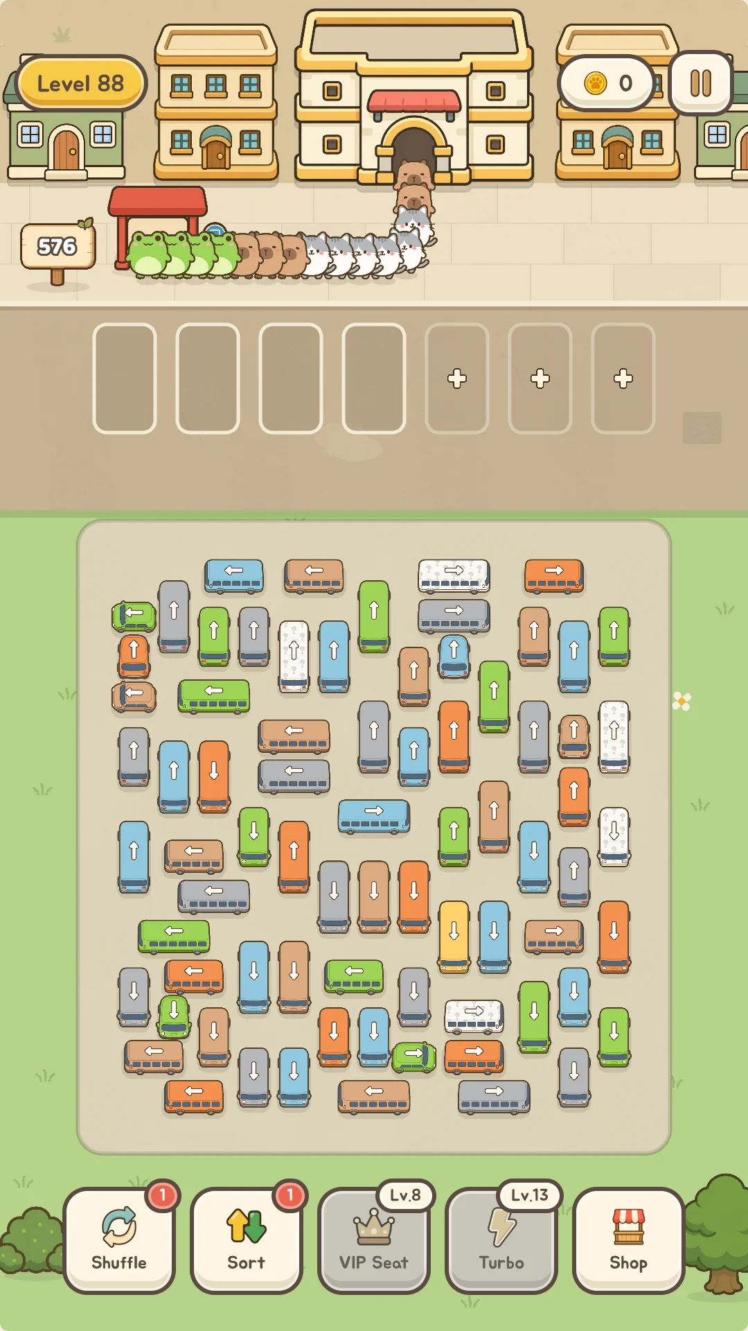 Vroom Town: Cozy Bus Puzzle screenshot